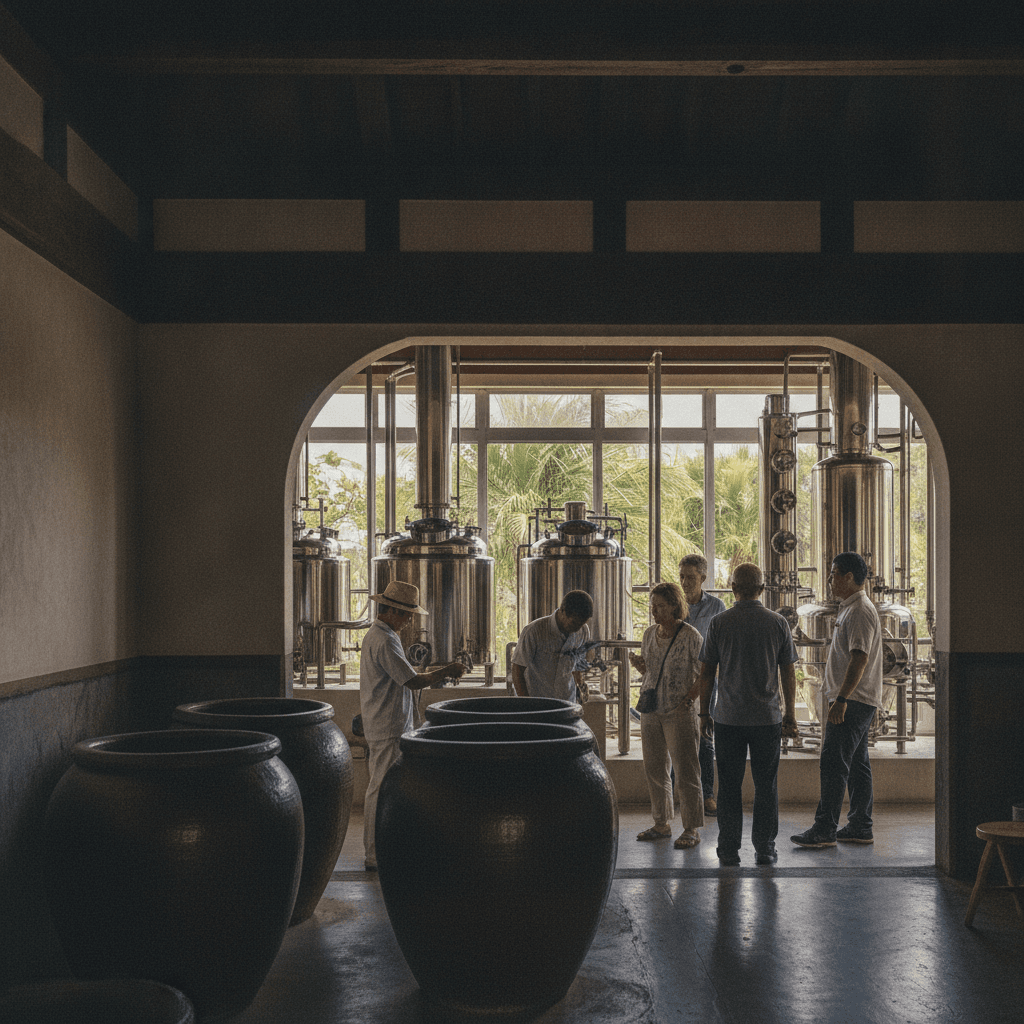 久米島 酒造見学 予約ガイド:泡盛の伝統と未来を巡る究極体験