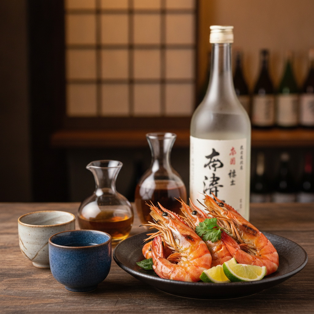 久米島 車海老 食べられる店:泡盛マイスター厳選ガイドと究極ペアリング